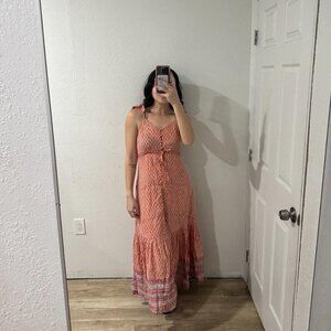Women’s Aurobelle Dress Small Flare Maxi‎ Long Dress S Orange